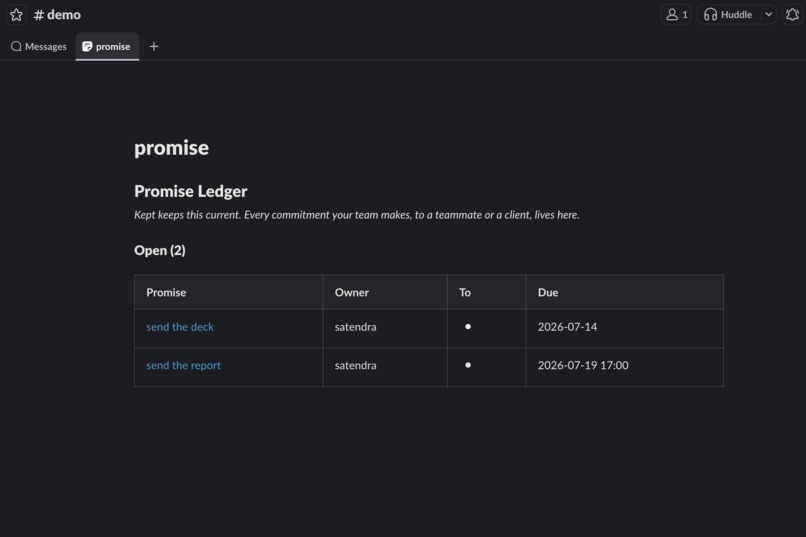 Kept – screenshot 3