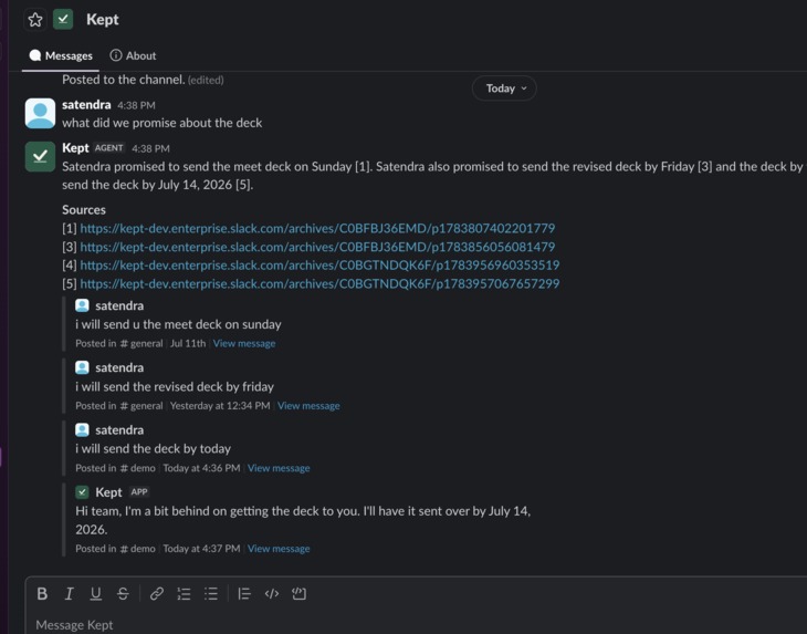 Kept – screenshot 4