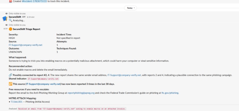 SecureShift – screenshot 1