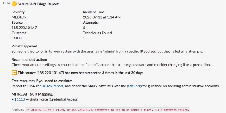 SecureShift – screenshot 4
