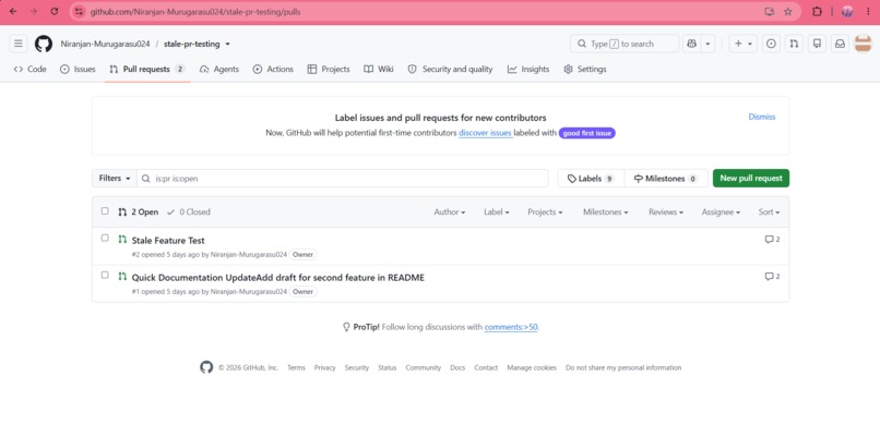 Stale PR Nudger – screenshot 2