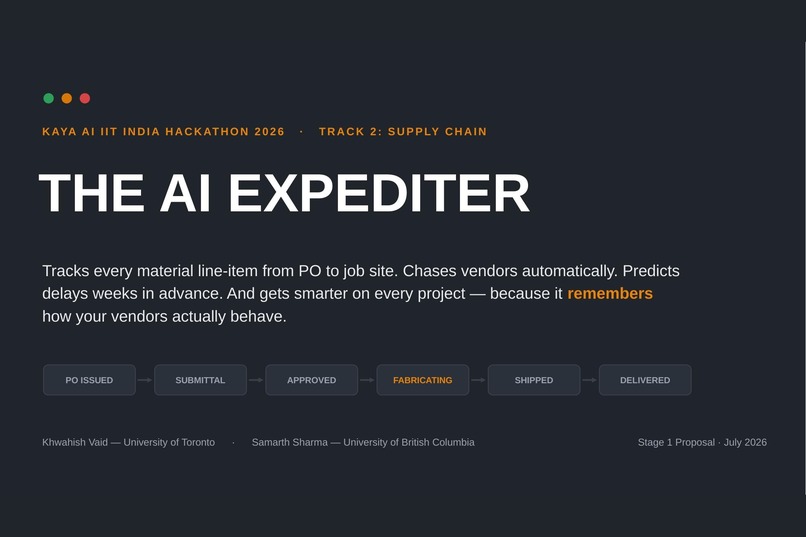 The AI Expediter – screenshot 1