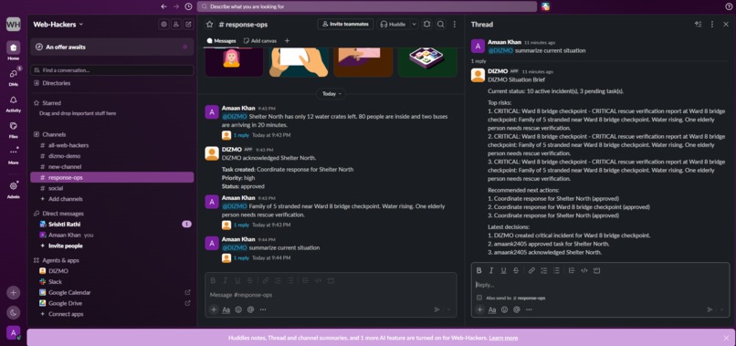 DIZMO: Disaster Intelligence Zone Management Operator – screenshot 2