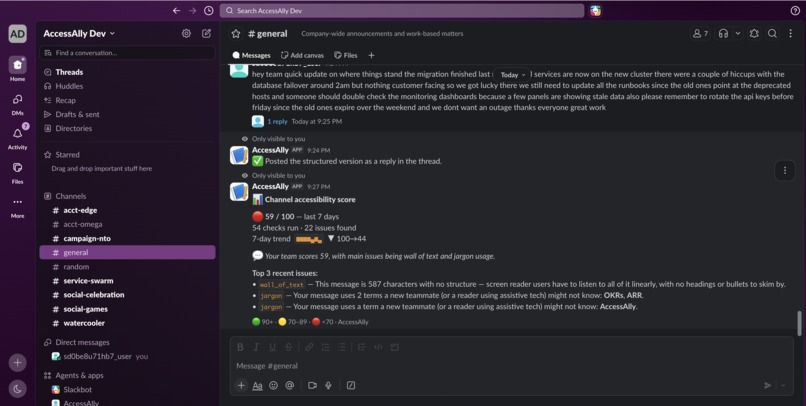 AccessAlly – screenshot 2
