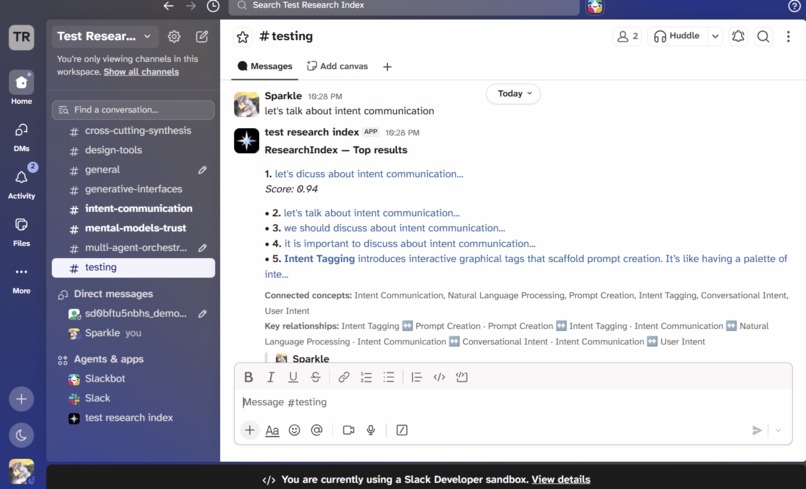 Research Index – screenshot 1