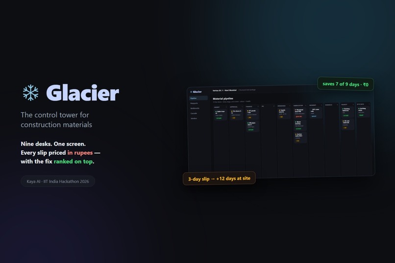 Glacier : Control Tower for Construction Materials – screenshot 1