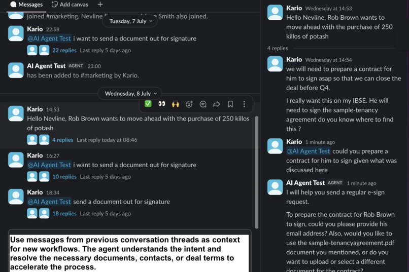 DocEndorse AI Agent For Slack – screenshot 7