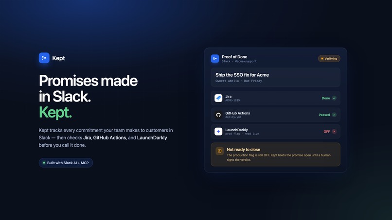 Kept – screenshot 1