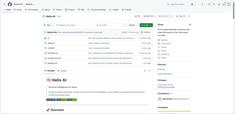 Helix AI — Decision Intelligence for Teams – screenshot 5