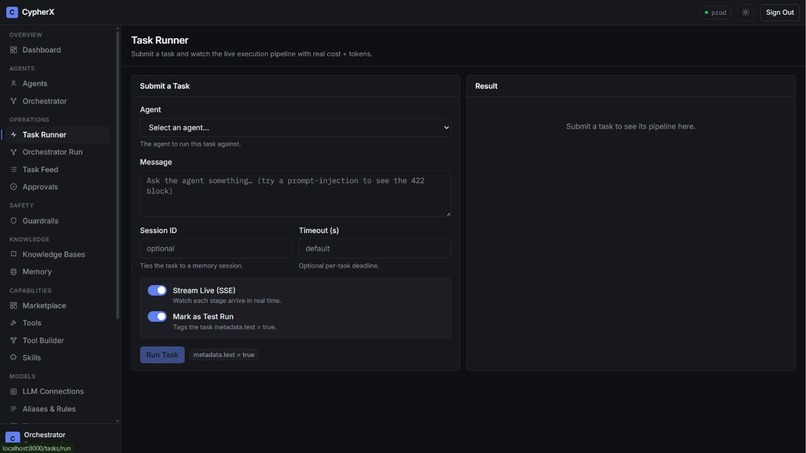 Low-Code AGENTIC PLATFORM – screenshot 2