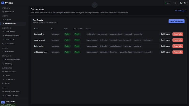 Low-Code AGENTIC PLATFORM – screenshot 4