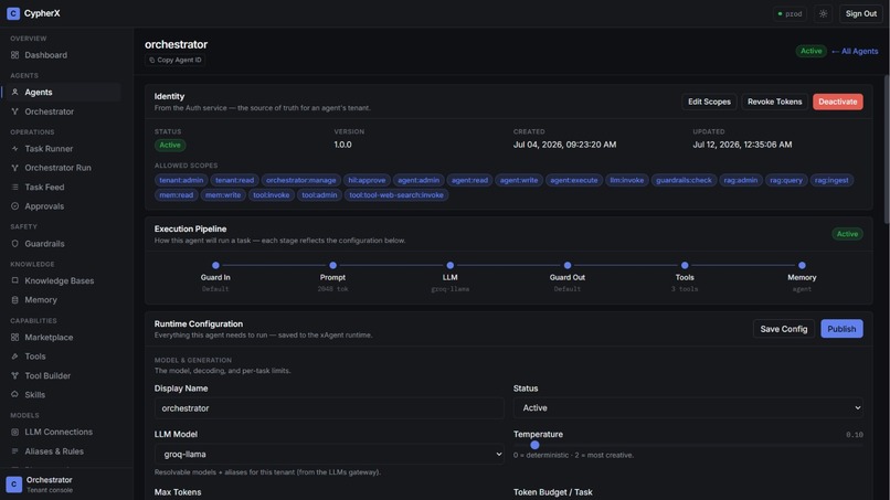 Low-Code AGENTIC PLATFORM – screenshot 6
