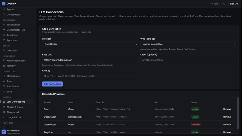 Low-Code AGENTIC PLATFORM – screenshot 8