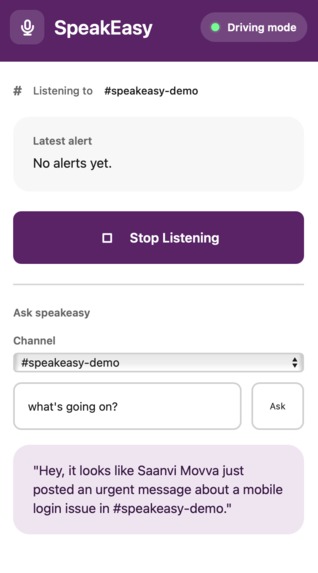 SpeakEasy – screenshot 1