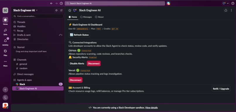 Slack Engineer AI – screenshot 1