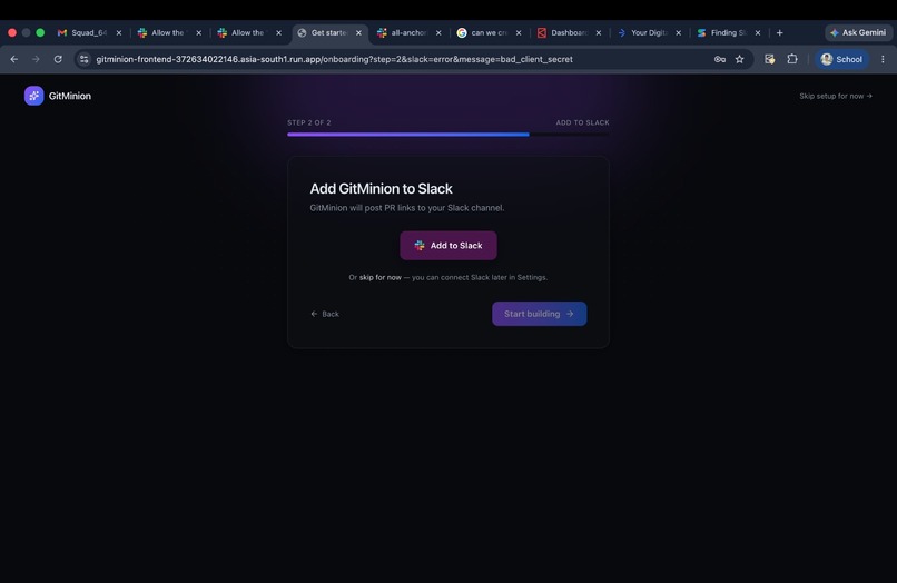 GitMinions – screenshot 2