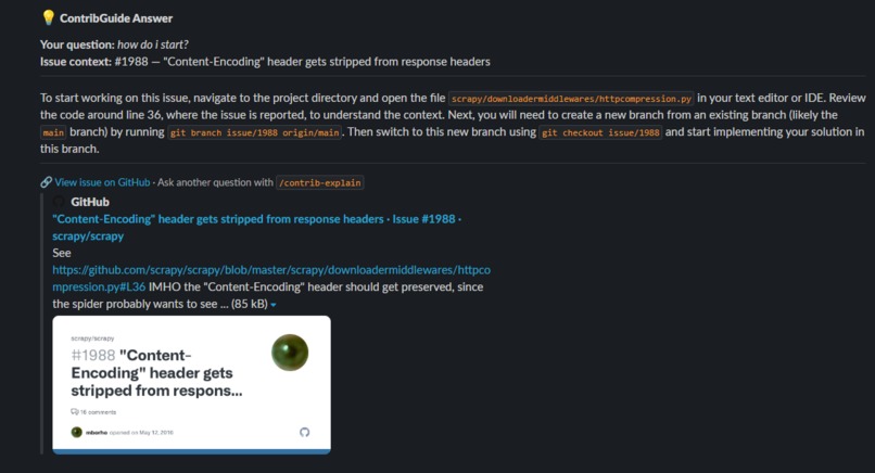 ContribGuide – screenshot 4