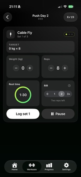PR - Gym Workout Tracker – screenshot 1