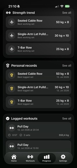 PR - Gym Workout Tracker – screenshot 7