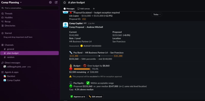 Comp Planning Copilot – screenshot 4