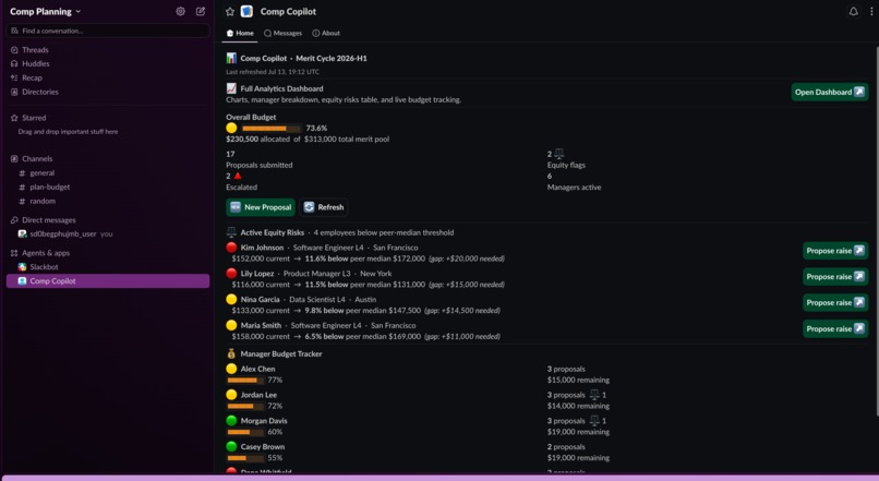 Comp Planning Copilot – screenshot 5
