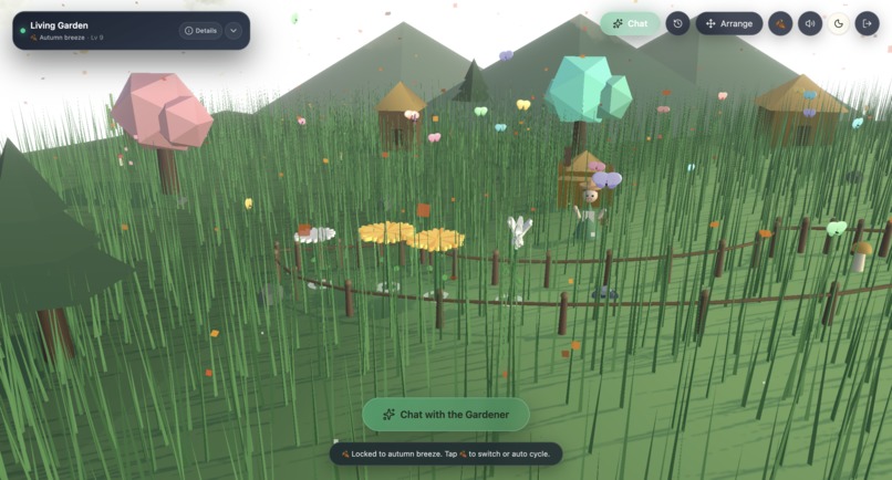 living-ai-garden – screenshot 3