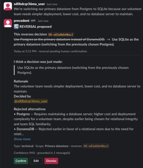 Precedent – screenshot 4