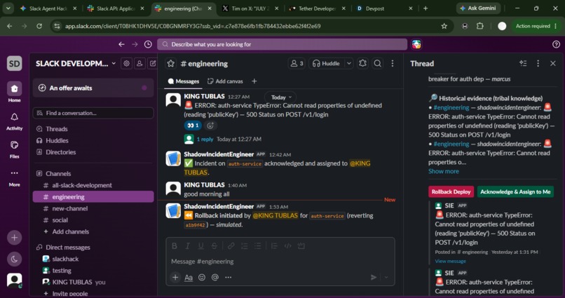 Shadow Incident Engineer – screenshot 1