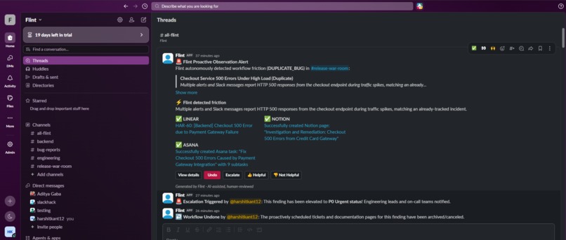 Flint – screenshot 2