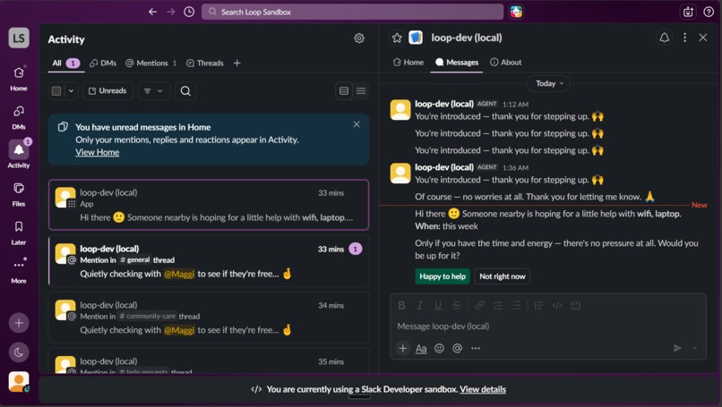 Loop - connecting help in your community. – screenshot 1