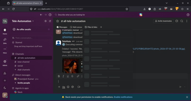 TeleMate – screenshot 1