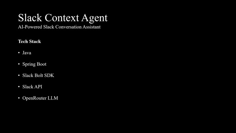 Slack Context Agent – screenshot 2