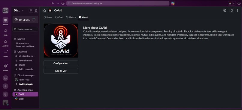 CoAid – screenshot 2
