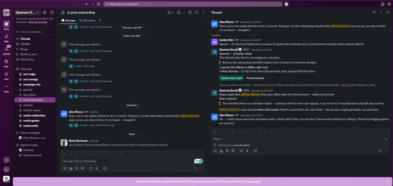 Quorum – screenshot 1