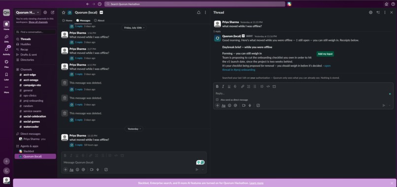 Quorum – screenshot 2