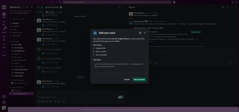 Quorum – screenshot 3