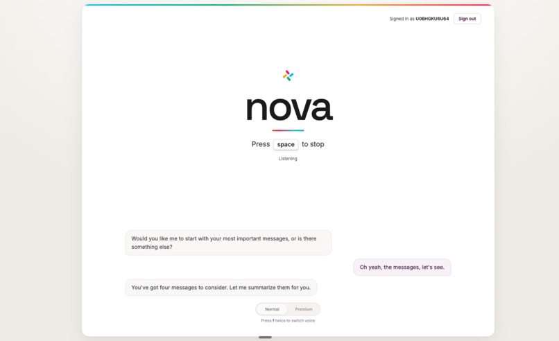 NOVA- Navigation-Oriented Voice Agent – screenshot 1