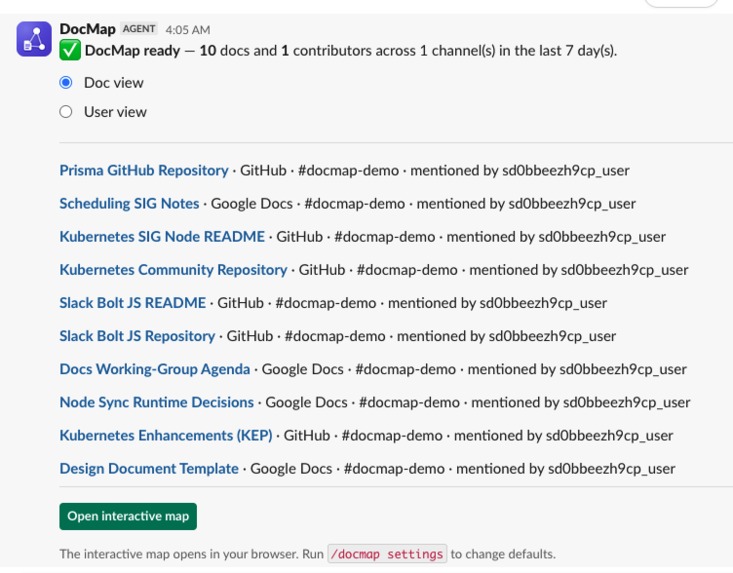 DocMap – screenshot 4
