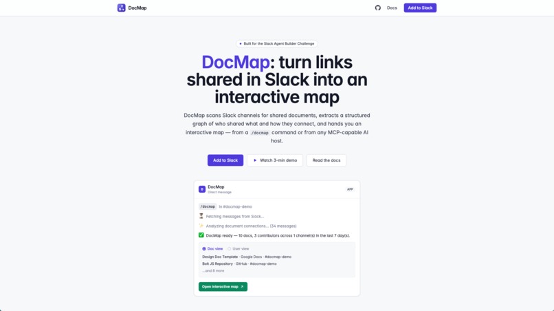 DocMap – screenshot 1