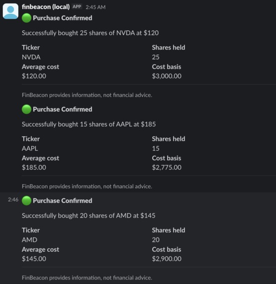 FinBeacon – screenshot 1