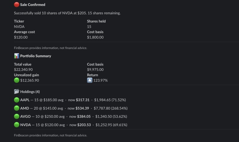 FinBeacon – screenshot 3