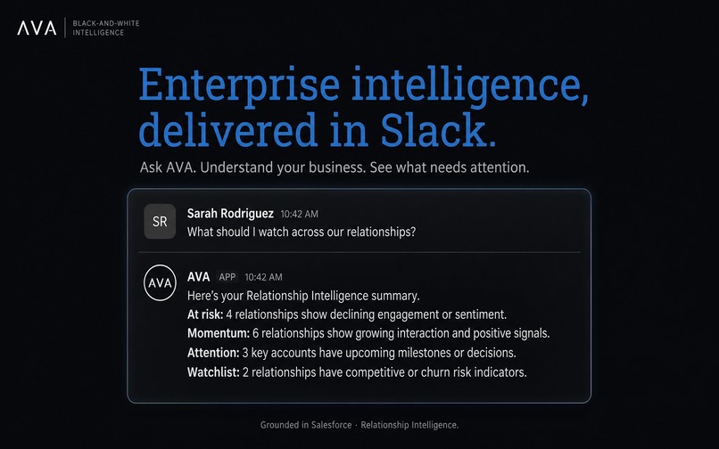 AVA — The Enterprise Intelligence Agent – screenshot 1