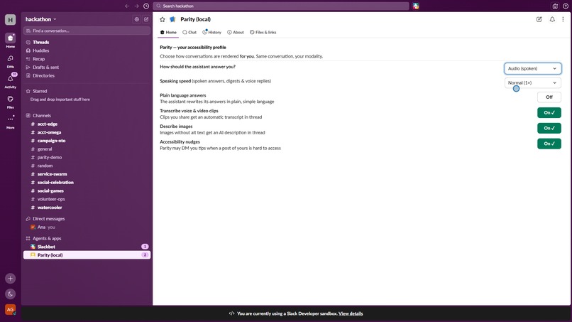 Parity – screenshot 2