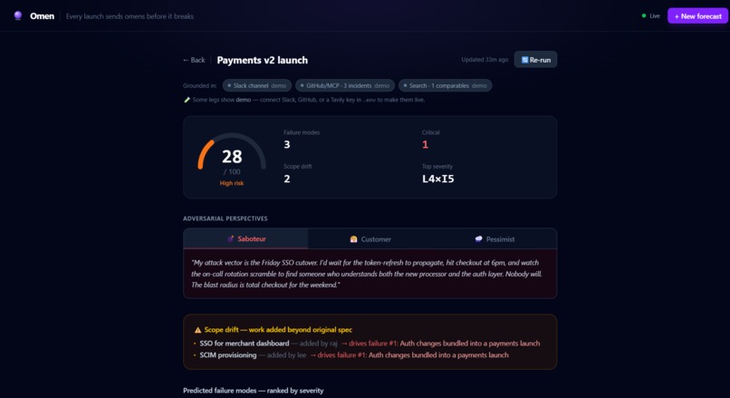 Omen – screenshot 1