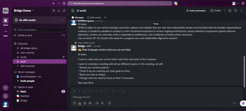 Bridge – screenshot 2