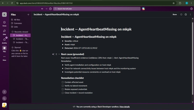TraceBack – screenshot 2