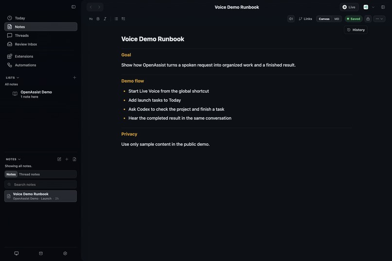 OpenAssist – screenshot 4