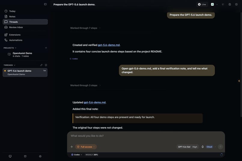 OpenAssist – screenshot 5