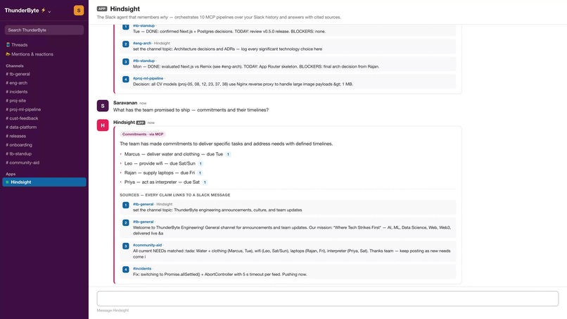 Hindsight - org memory for Slack – screenshot 8