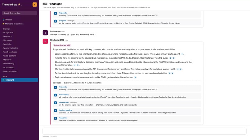 Hindsight - org memory for Slack – screenshot 5